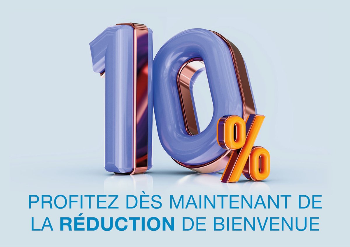 Willkommensrabatt Newsletter FR (Mobil)